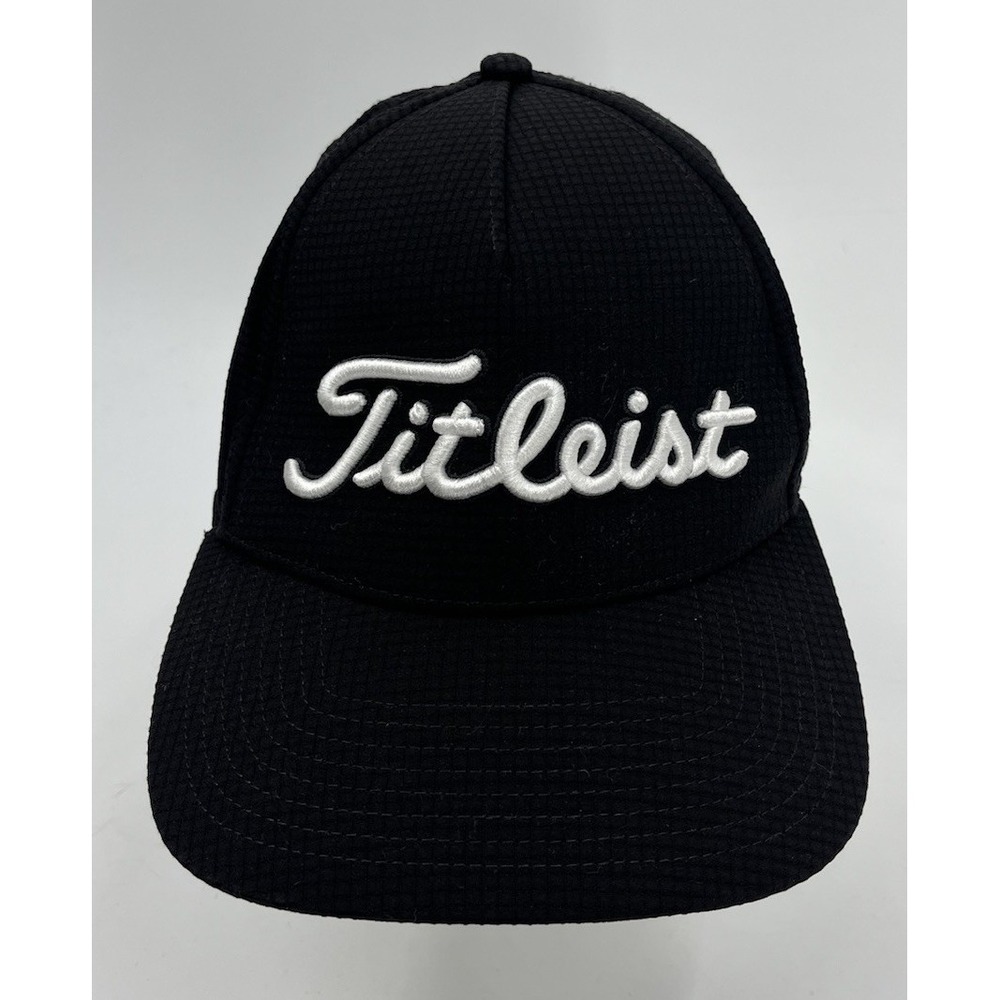 Titleist FJ Pro V1 Logo Golf Baseball Cap Hat Black FootJoy Medium / Large